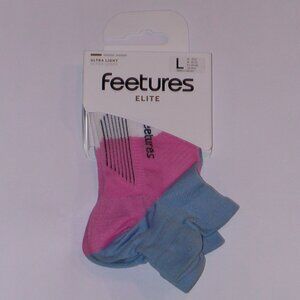 Feetures Elite Ultra Light Unisex No Show Tab Socks Women's Large NWT